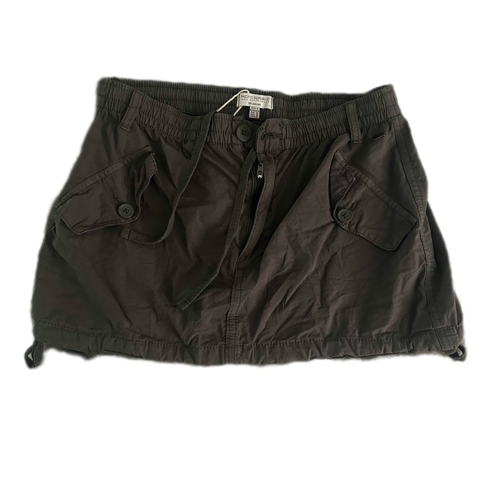Black Mini Skirt with Pockets